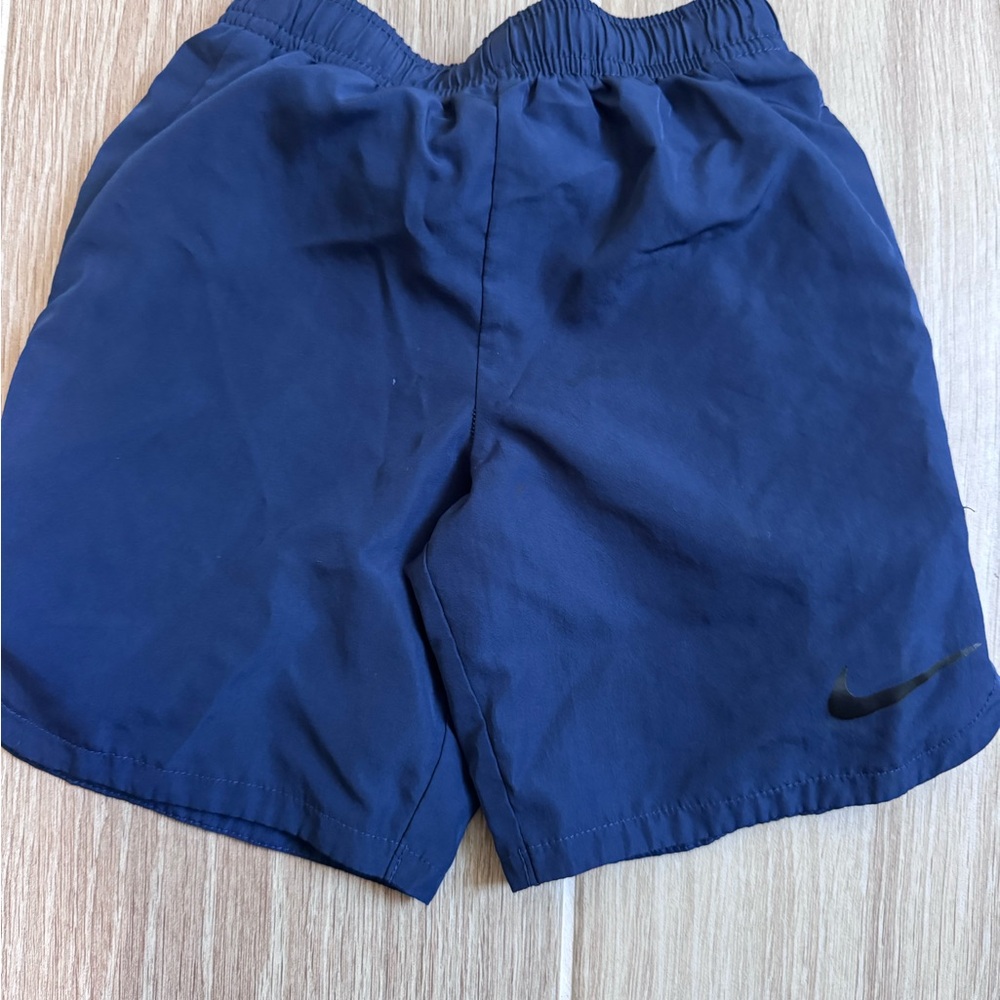 Nike Kids Navy Blue Athletic Shorts